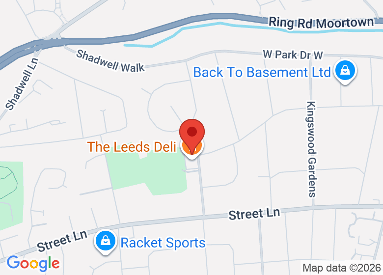 Map showing location of Little Leeds