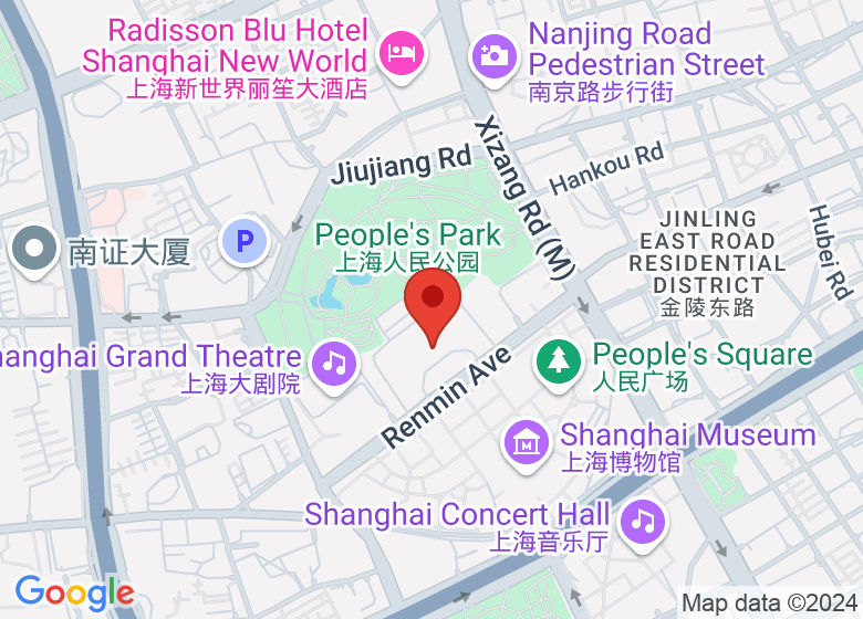 Map showing location of Shanghai