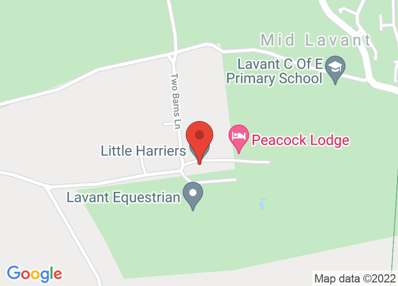 Map showing location of Lavant House