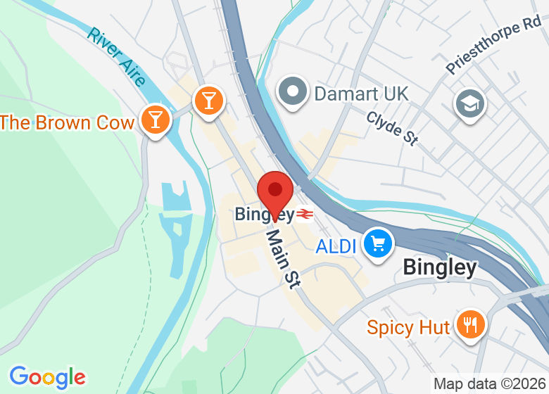 Map showing location of Feel Good Hub