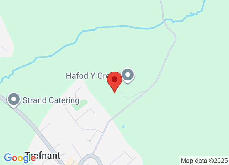 Map showing location of Hafod Equestrian Centre