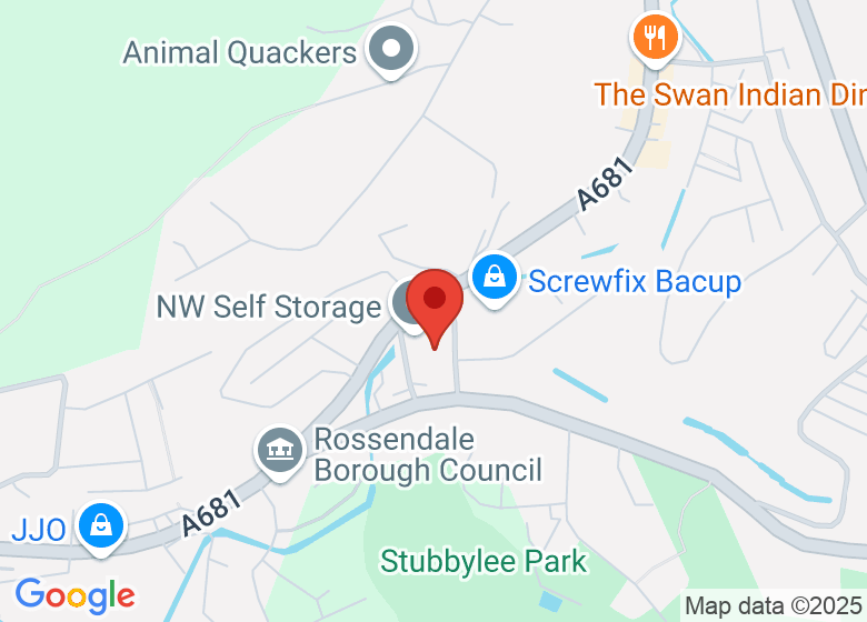Map showing location of Tommy Tumble Town