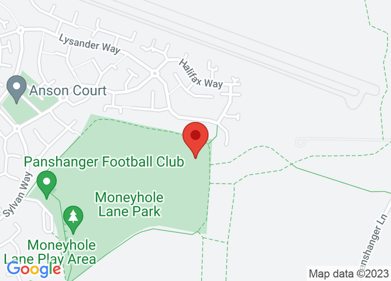 Map showing location of Moneyhole Lane Park Wood