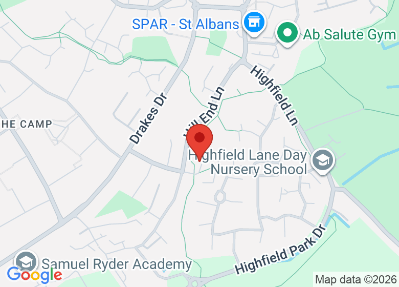 Map showing location of Highfield Park Trust