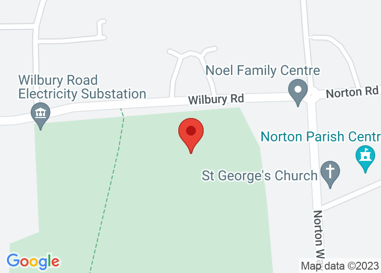Map showing location of Norton Common