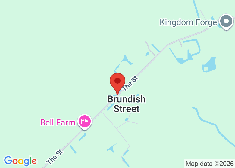 Map showing location of Potash Barns