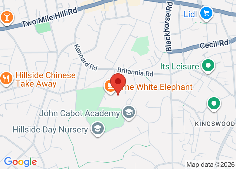 Map showing location of Dance Studio - Kingswood Estate