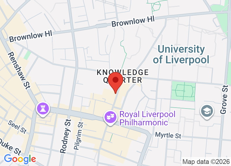 Map showing location of Liverpool Arts Bar - Studio 3