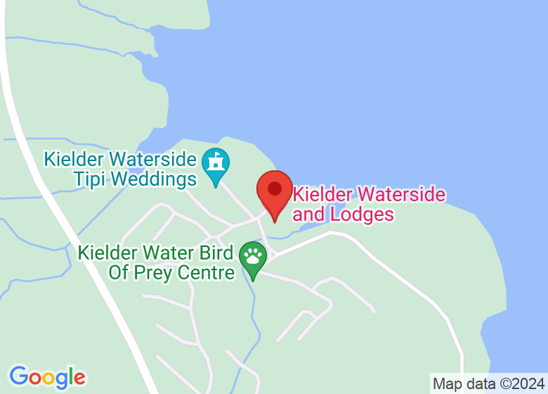 Map showing location of Kielder Waterside and Lodges