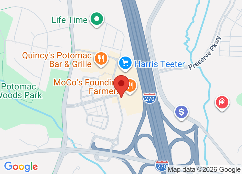 Map showing location of King Street Oyster Bar