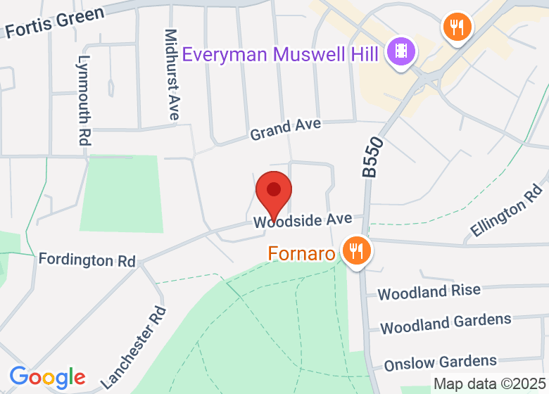 Map showing location of St Luke's Tennis Court