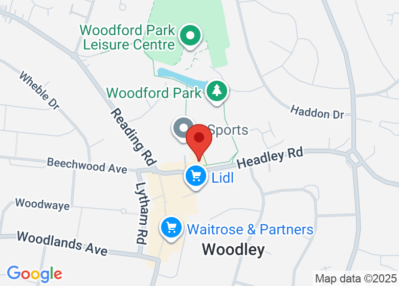 Map showing location of The Alan Cornish Theatre at the Oakwood Centre