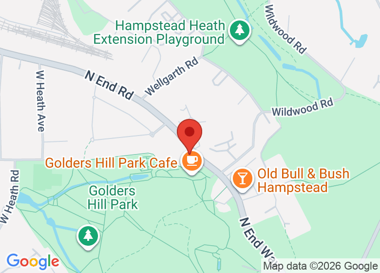 Map showing location of King Alfred Phoenix Theatre