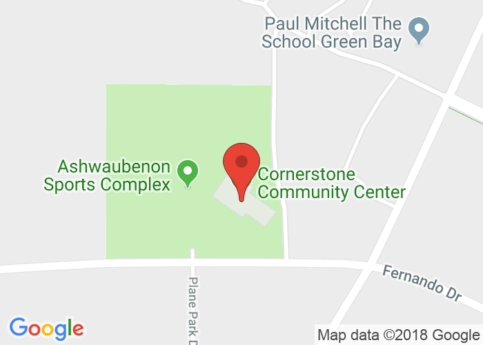 Map showing event location