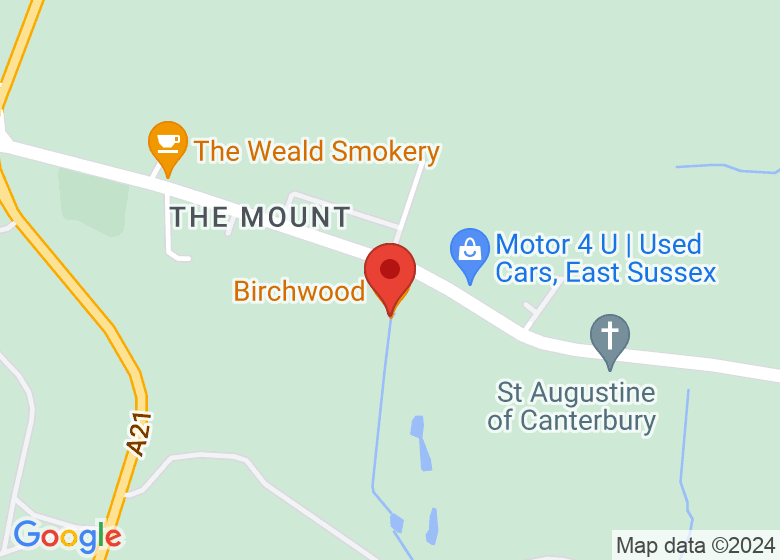 Map showing location of Birchwood