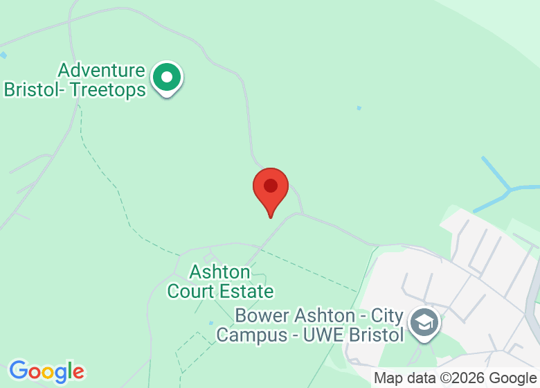 Map showing location of Ashton Court Mansion