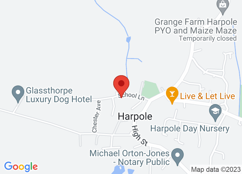 Map showing location of Methodist Church