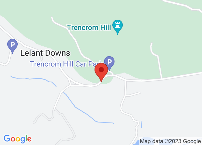 Map showing location of Treviscoe
