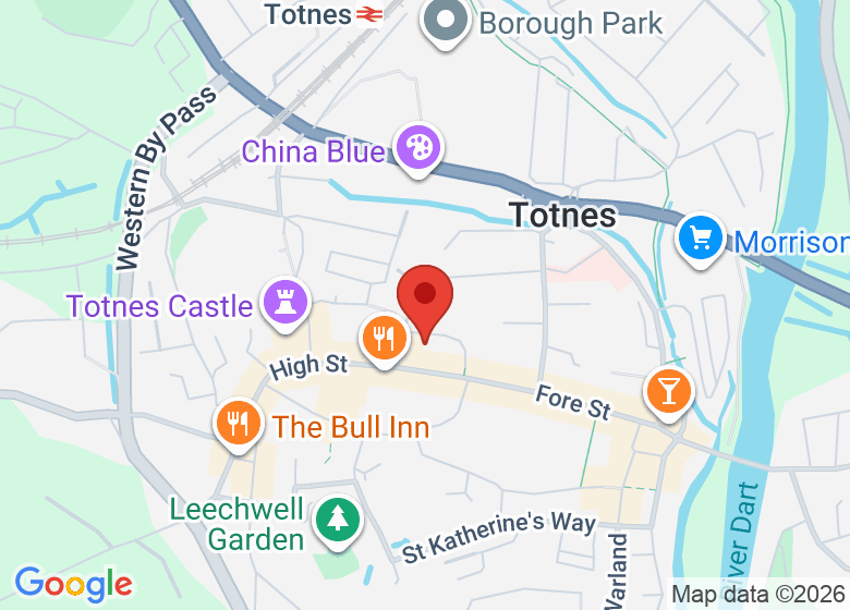 Map showing location of St Mary's Church
