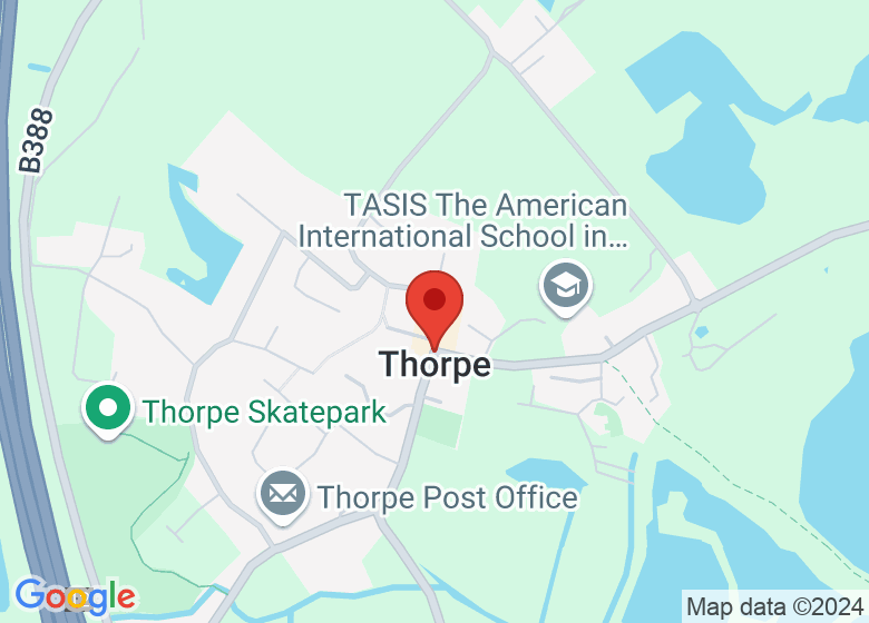 Map showing event location