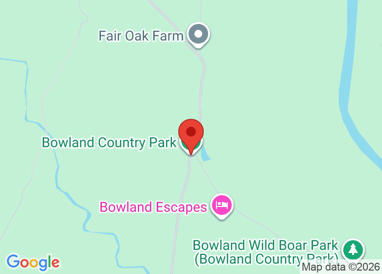 Map showing location of Bowland Country Park