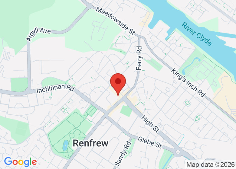 Map showing event location