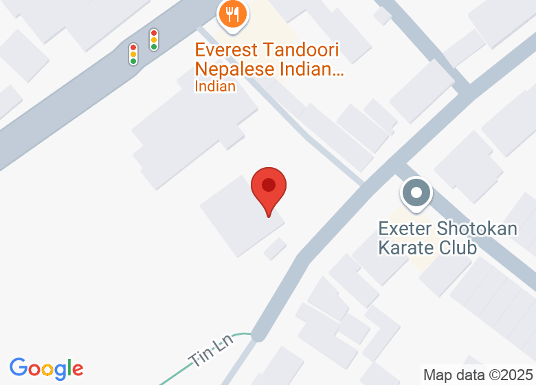 Map showing location of St Thomas Church Hall