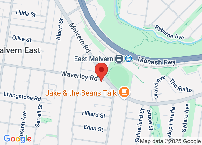 Map showing event location