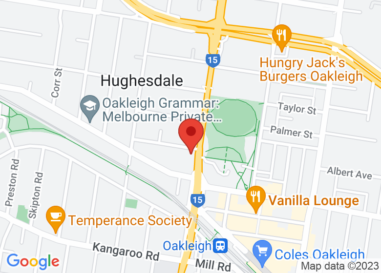 Map showing location of Steps Neurological Therapy 