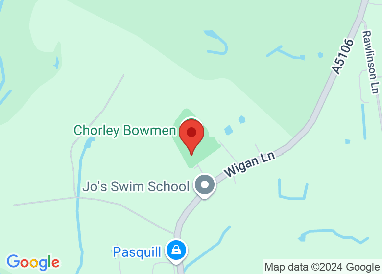 Map showing location of Chorley Bowmen