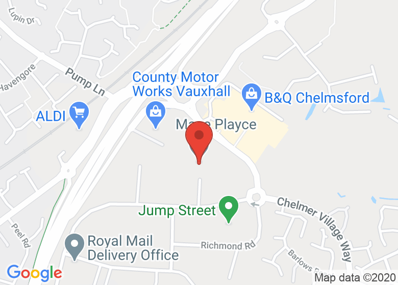 Map showing location of Mace Playce Soft Play