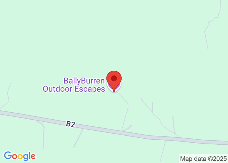 Map showing location of BallyBurren Outdoor Escapes