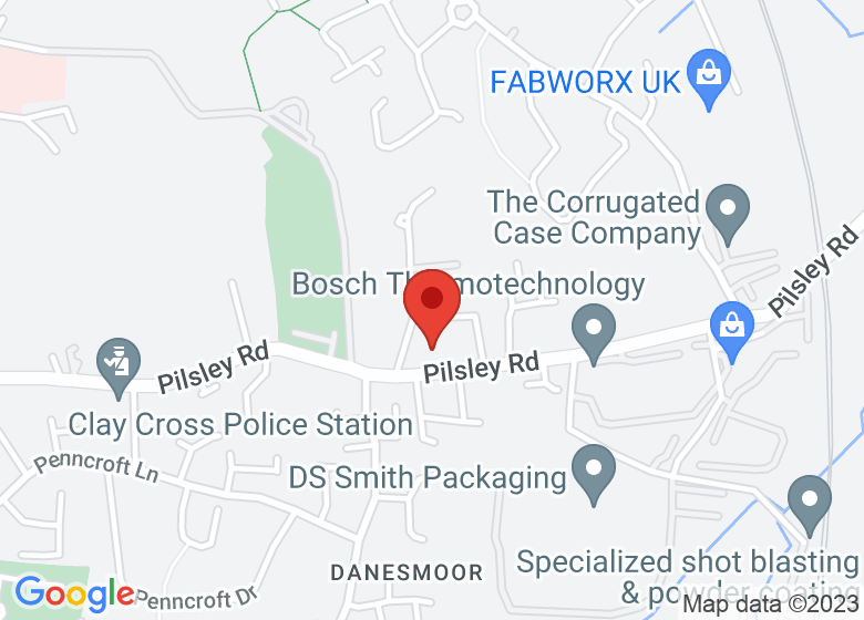 Map showing location of St Barnabas Centre