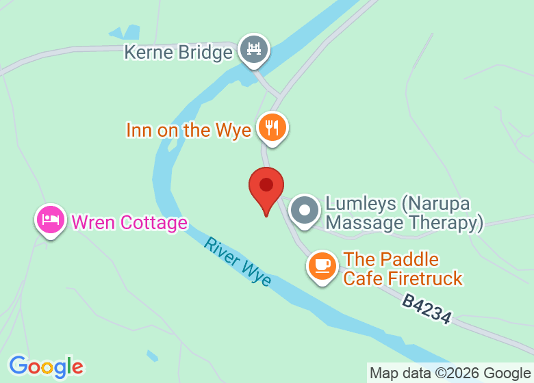Map showing location of Bishopswood Village Hall