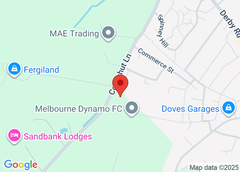 Map showing location of Melbourne Sporting Partnership