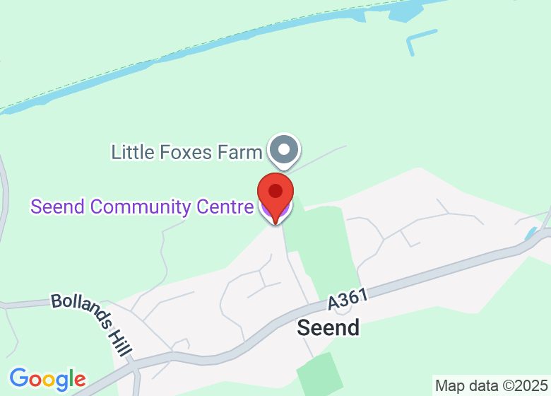 Map showing location of Seend Community Centre