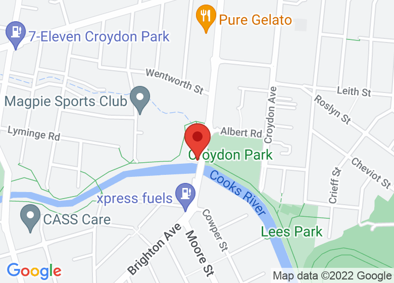 Map showing location of Korean Society Hall