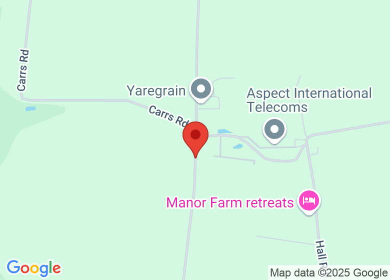 Map showing location of Cantley Village Hall