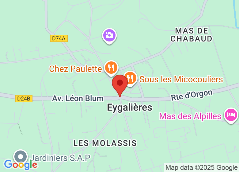 Map showing event location