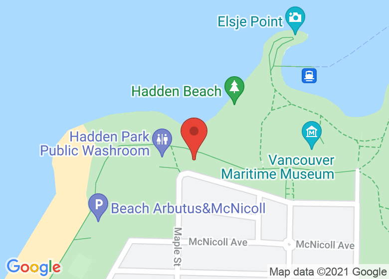 Map showing location of Hadden Park