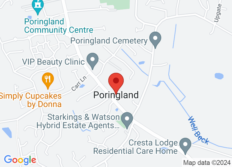 Map showing event location