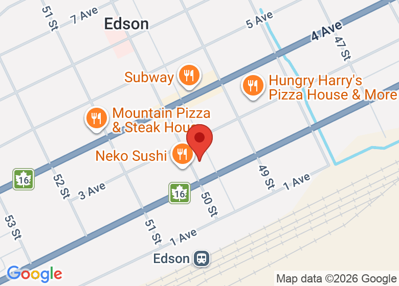 Map showing location of Cougars & Kittens Saloon