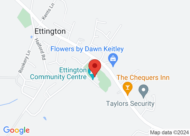 Map showing location of Ettington Community Centre