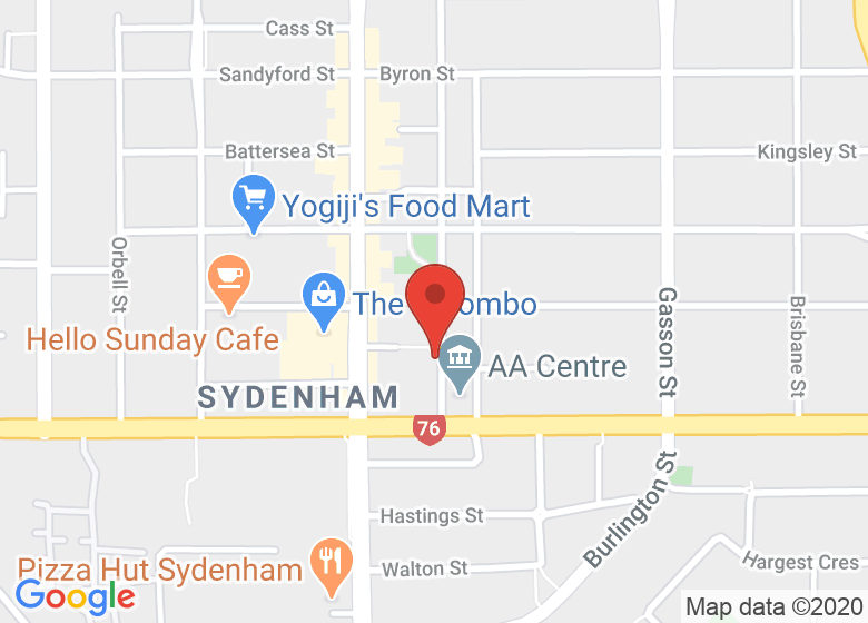 Map showing location of Christchurch offices