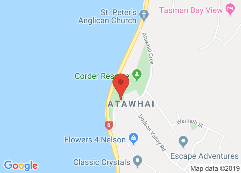 Map showing location of Atawhai Playcentre