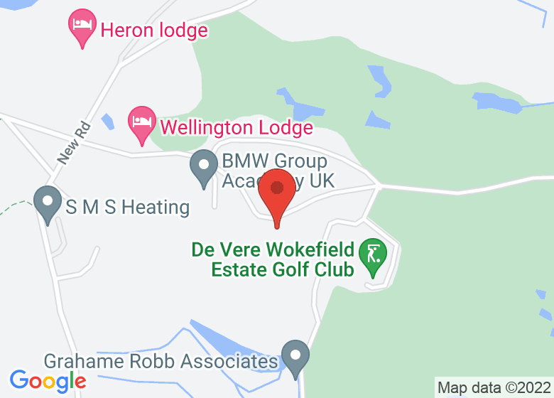 Map showing location of De Vere Wokefield Park Estate
