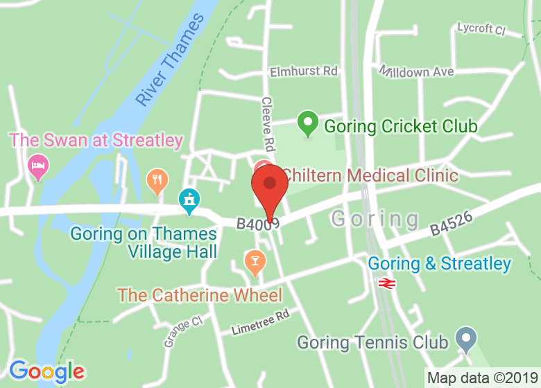 Map showing location of ActionCOACH Reading