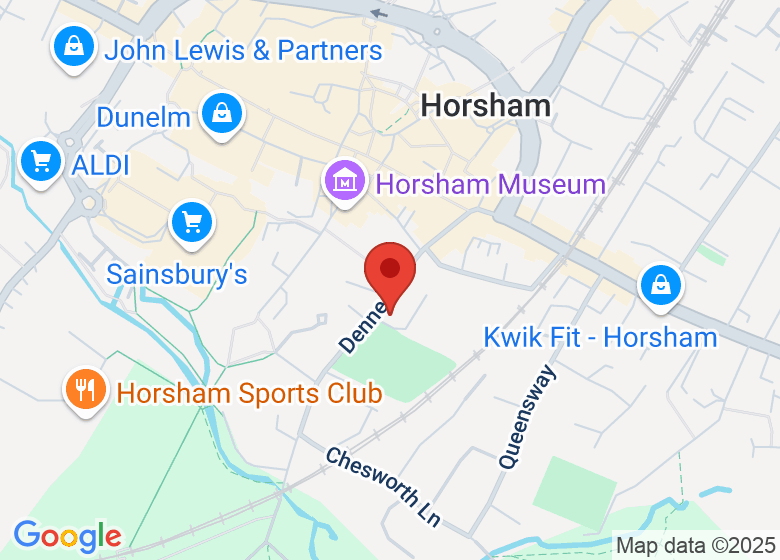 Map showing location of The Drill Hall