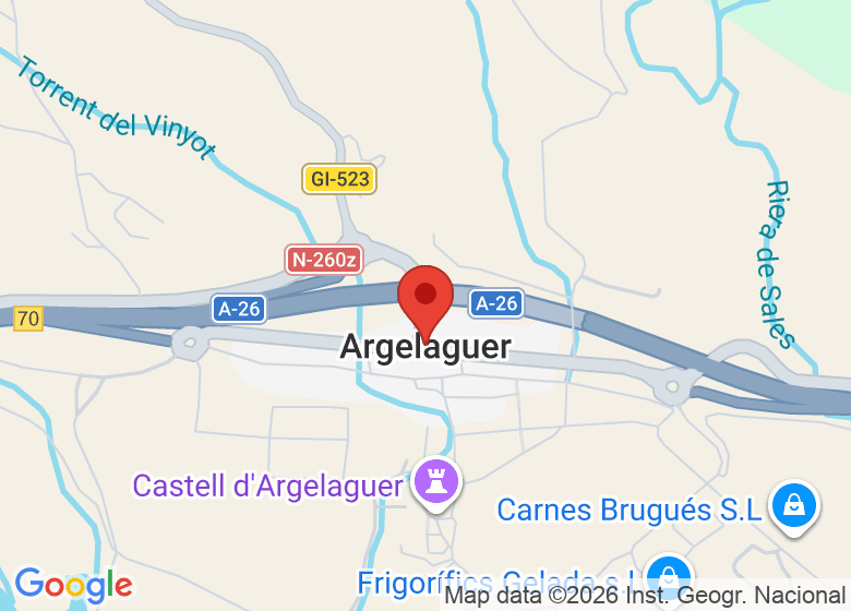 Mapa con la ubicación del acto