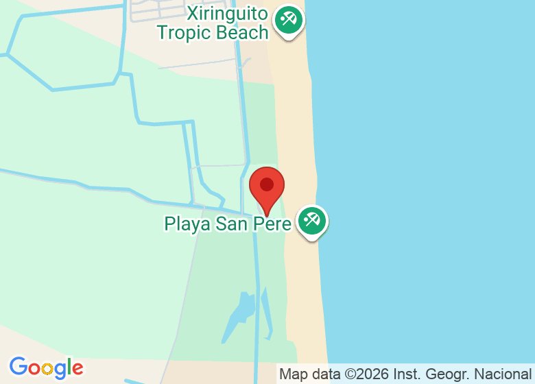 Mapa de ubicación de Kite Escape - Sant Pere Pescador (Escuela kitesurf, cursos y alquiler de kitesurf, viajes)